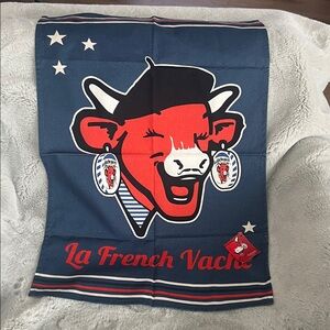 Navy & Red Decorative Kitchen Towel